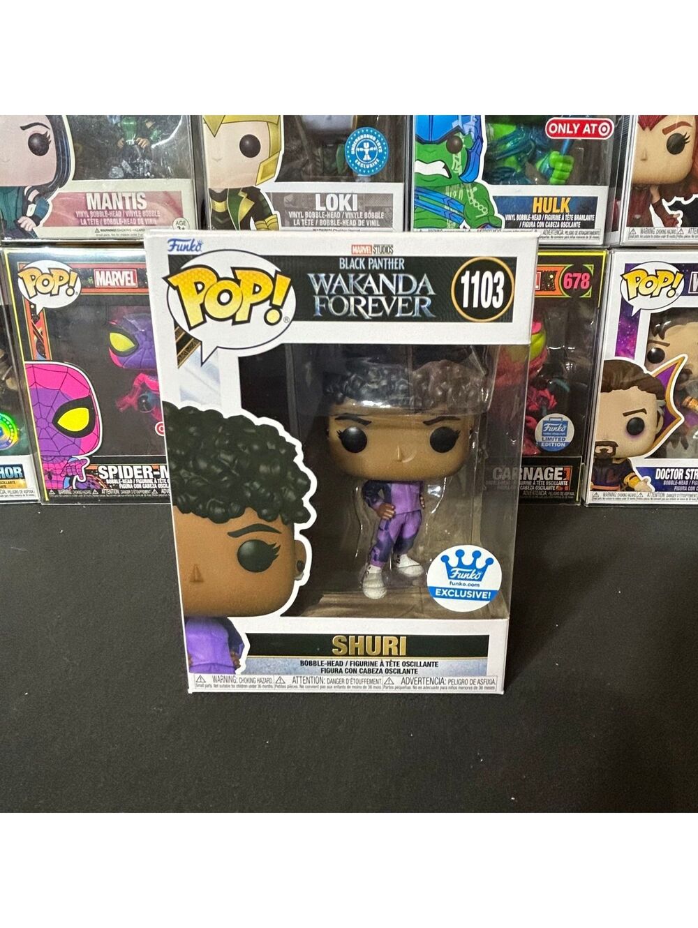 Funko Pop Marvel Black Panther Wakanda Forever Shuri 1103 Funko Shop Exclusive